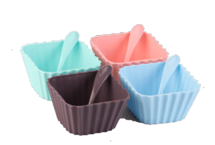 Square fruity (Set of 4)